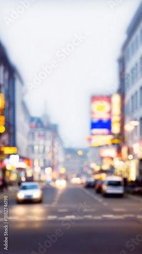 billboards. Colorful billboards lining a city street, capturing the vibrant essence of urban life. lifestyle magazines.

