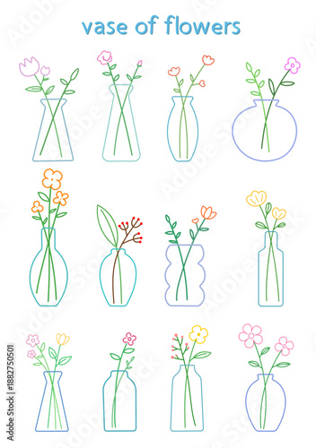 vase of flowers collection