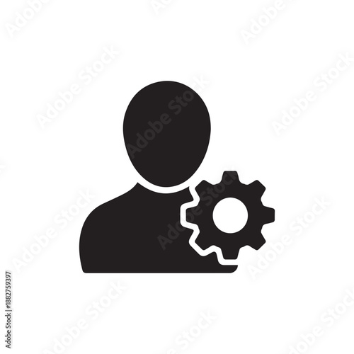 User settings account configuration profile control silhouette icon