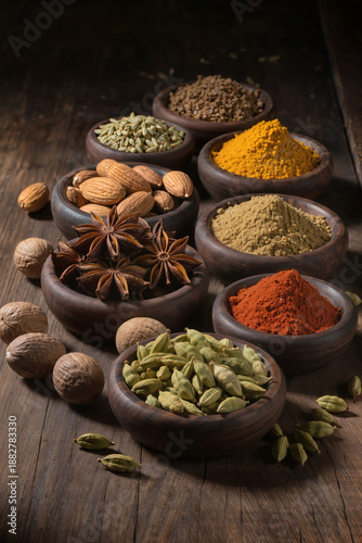 Wallpaper Mural spices and herbs Torontodigital.ca