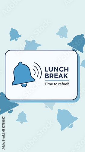 A Notification for Lunch Break: Digital Reminder for Refreshment and Replenishment of Energy