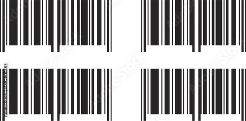 Set of Barcodes for Product Identification Scanning and Inventory Management for Retail Operations Modern Commerce and Logistics Solutions Automated Systems for Tracking and Tracing Merchandise in Sup
