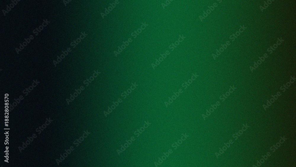 Fototapeta premium Abstract Grainy Gradient with Emerald Green and Black