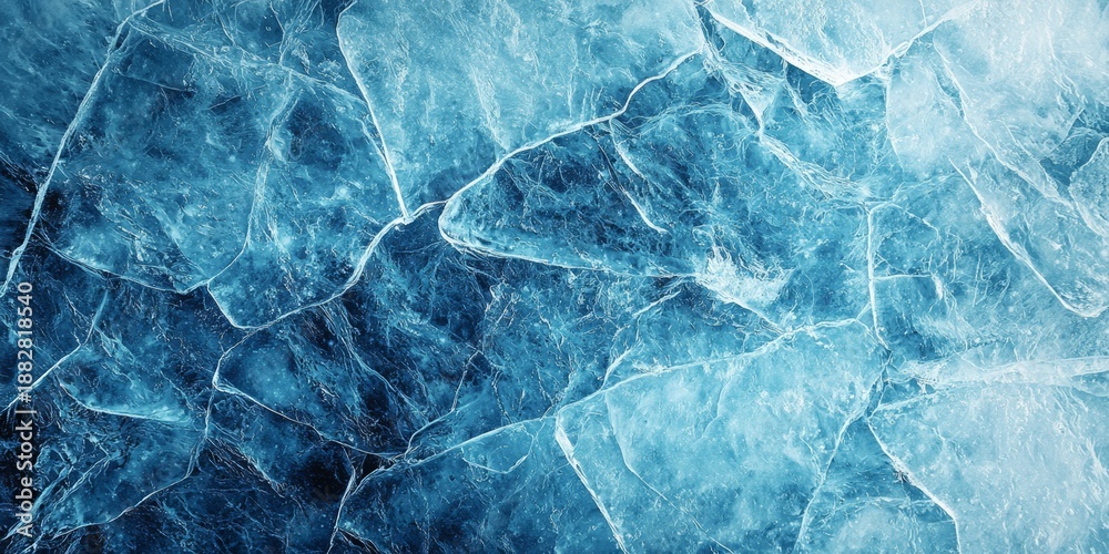 Fototapeta premium Ideal flat lay mock up featuring intricate ice textures.