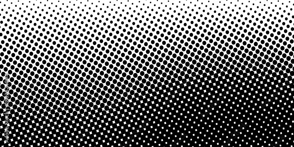 Ταπετσαρία Extreme macro of printed halftone dots forming a bold diagonal dark band with soft gradients on paper