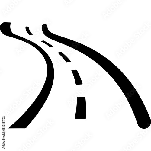 Curving Road Icon