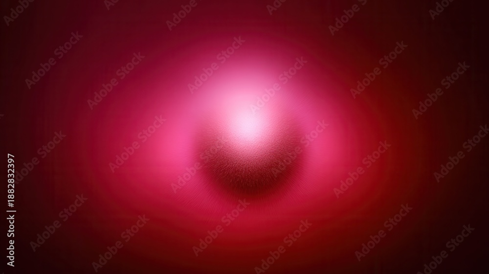 Naklejka premium Vibrant pink light glowing in dark background with radiant effect
