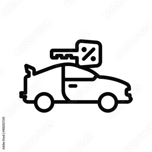 Car loan icon