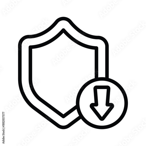 Downgrade security icon