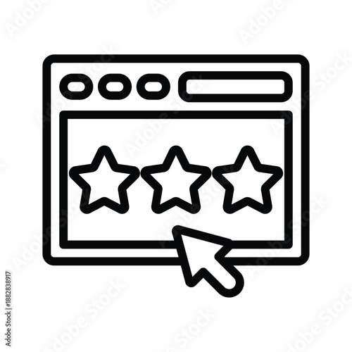 Web survey icon