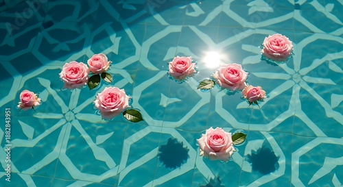 flowers on the wall