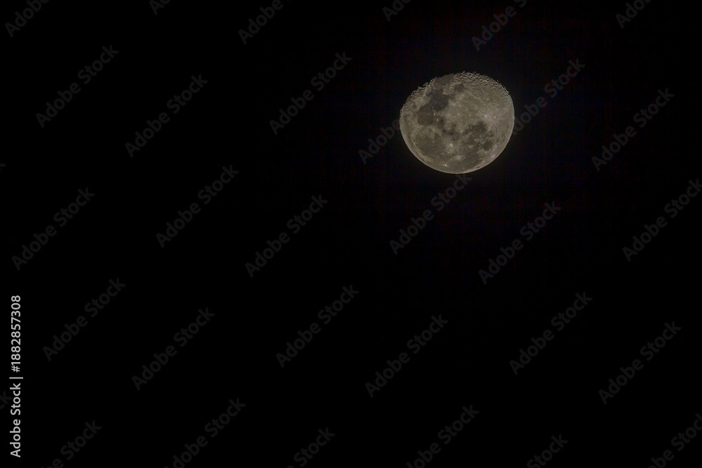 Fototapeta premium Full moon in the night sky