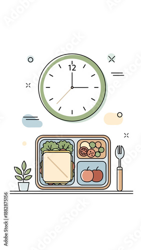 Healthy Lunchtime: A Wholesome Meal Prepped With A Side Of Punctual Dining For Optimum Wellbeing