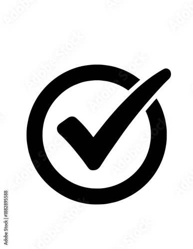 Set of accept checkmark icon for UI/UX