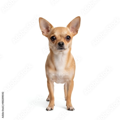 chihuahua dog isolated on white background