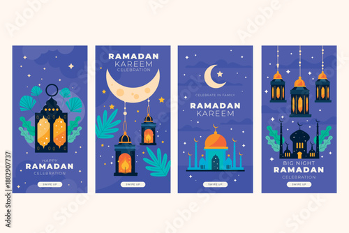 Ramadan kareem festive background design