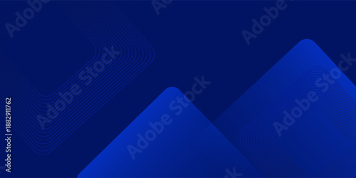 Abstract blue background. Modern simple blue geometric design. Minimal shapes. Suit for booklet, brochure, banner, poster, website, flyer, cover, corporate, backdrop. Vector illustration