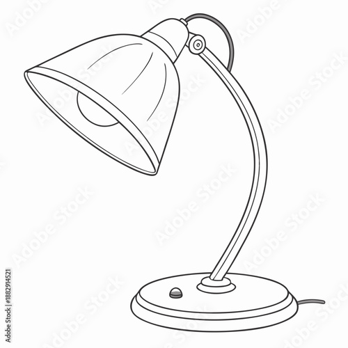 Modern Minimal Desk Lamp for Office and Workspace Lighting