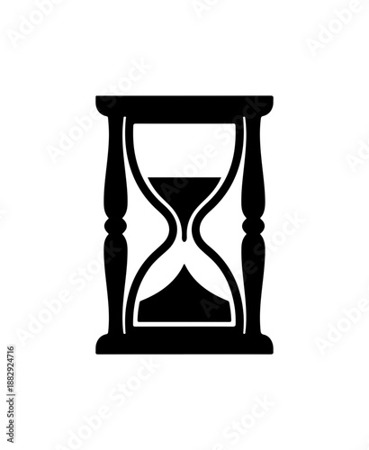 Hourglass Icon Representing Time