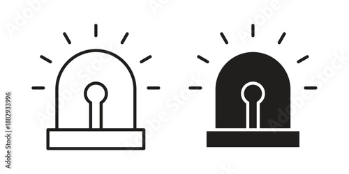 Siren icon suitable for mobile application.