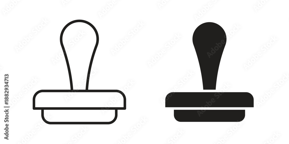 Obraz premium Stamp icon suitable for mobile application.