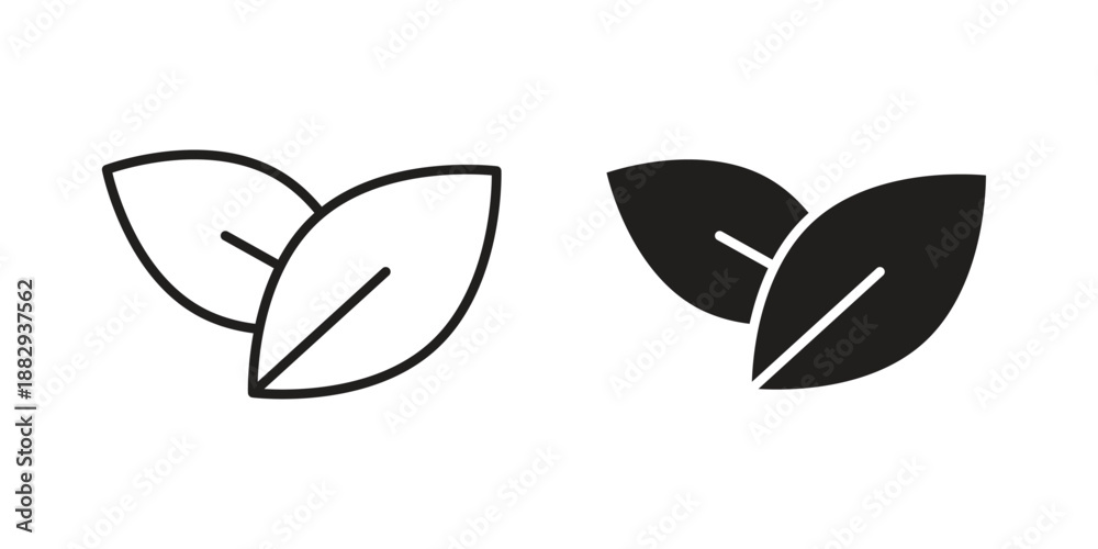 Fototapeta premium Vegan icon suitable for mobile application.