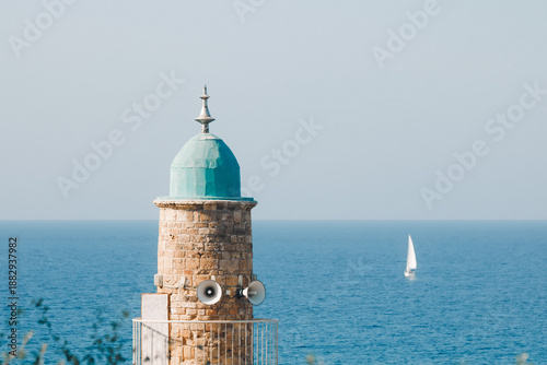 lighthouse at the sea