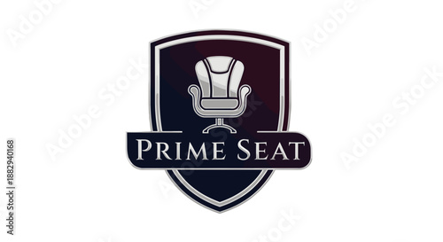 Prime Seat Office Chair Logo Design.