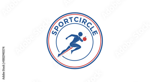 Sportcircle Logo with Running Athlete.