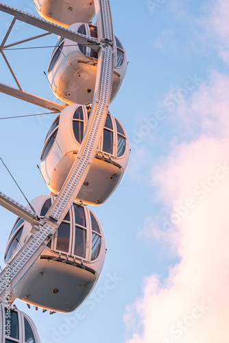 ferris wheel on a sunny day