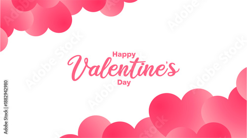 Valentine's Day Pink Love Background