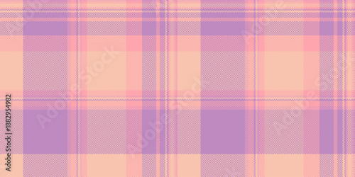 Kid background check textile, stage plaid seamless pattern. Domestic texture vector fabric tartan in light and pastel colors.