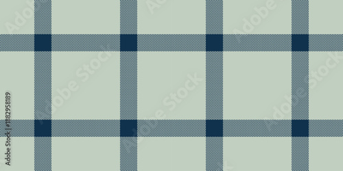 Creativity background seamless fabric, fade plaid vector tartan. Machinery pattern check textile texture in white and cyan colors.