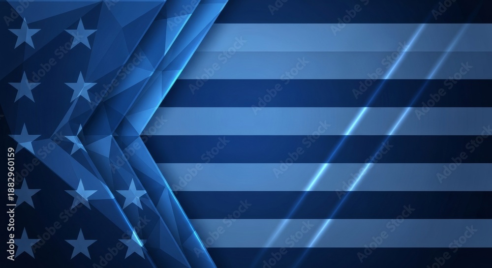 custom made wallpaper toronto digitalAbstract modern geometric american flag pattern background design