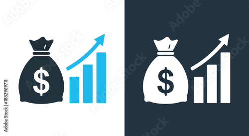 Financial growth representation