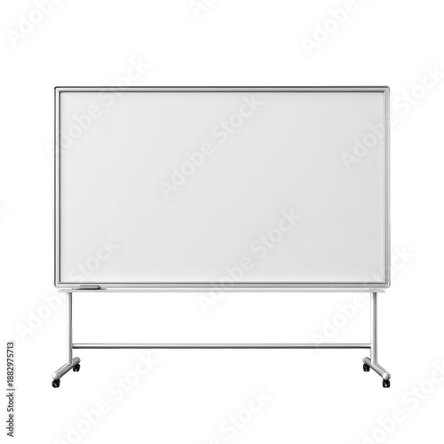 Wallpaper Mural Large whiteboard on wheels placed in a bright classroom for easy teaching and learning activities Torontodigital.ca