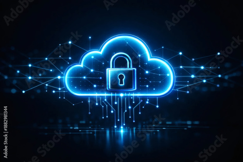 Wallpaper Mural Digital Cyber Security Shield Torontodigital.ca