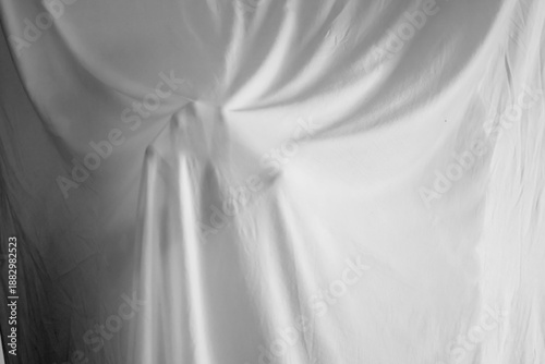 Wallpaper Mural silhouette of a person against the background of a white sheet, the effect of a statue or a ghost Torontodigital.ca