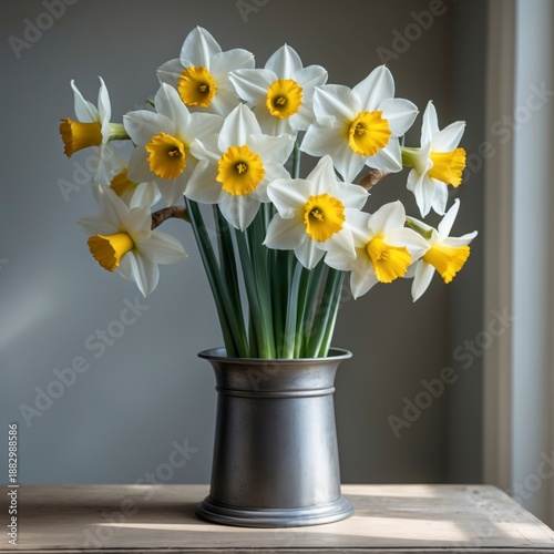 Wallpaper Mural Daffodils in vase Torontodigital.ca
