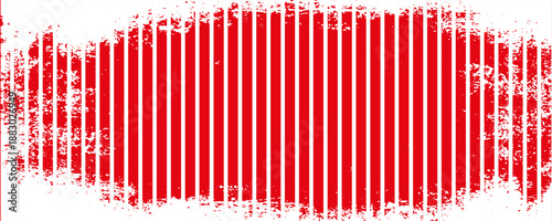 Vertical red and white stripes background. Seamless and repeating pattern.
