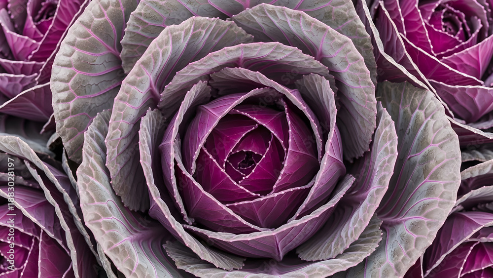 Obraz premium Close up of a purple rose with delicate petals and subtle color gradient