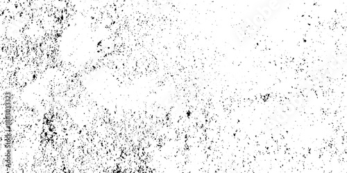 Grunge vintage white and black vector wall distressed dirty noise rust cracked pain background. messy dusty chalk splat dirt rusty noise overlay concrete wall texture background.