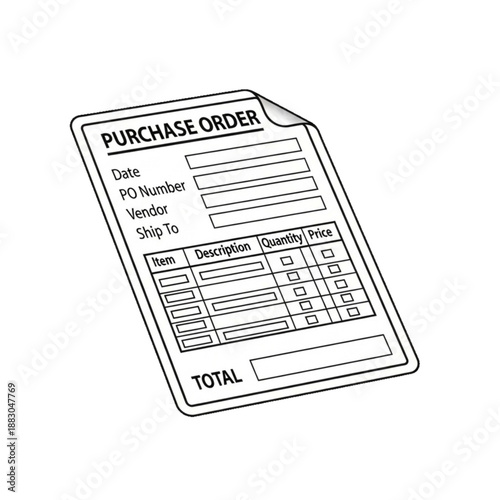 Detailed purchase order