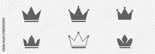 Minimal Royal Crown Silhouette Icon Set. Black Flat Vector Crowns for Logos, UI & Branding. Simple King and Queen Crown Icon Pack. Classic Monarch Crown Silhouettes. monarch crown icon mega set vector
