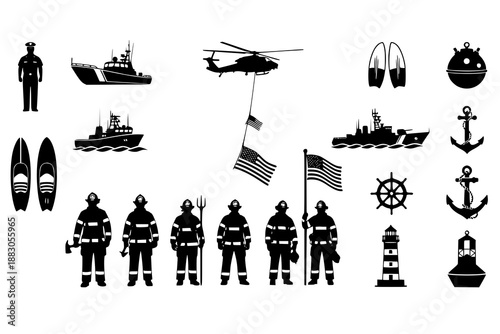 Coast guard and maritime elements