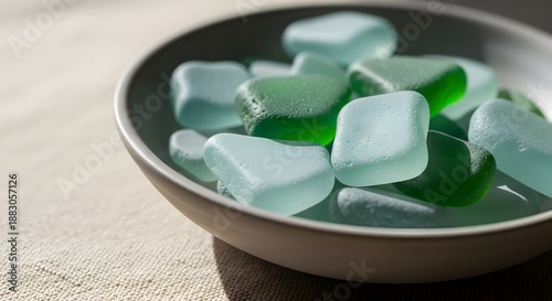 Sea Glass Gems Stone Beach Glass Collection Smooth Green Blue Polished Beauty