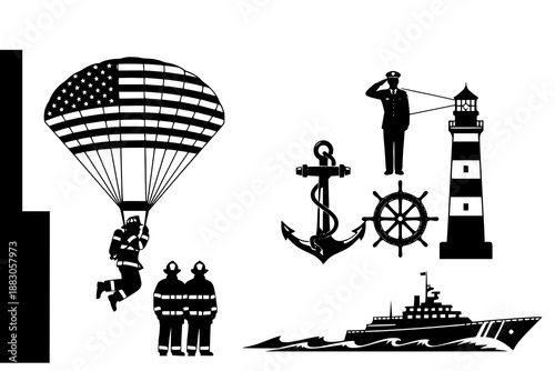 Nautical rescue and maritime elements