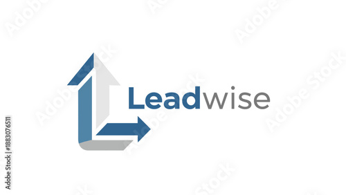 Leadwise Logo Corporate Identity Design Element.