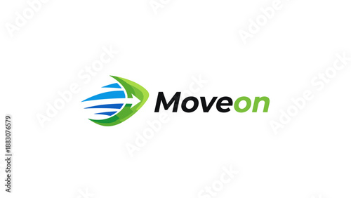 Moveon Logo Design Element Corporate Identity.