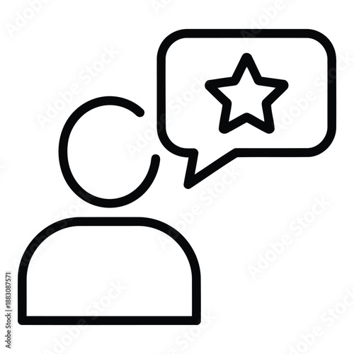 Person giving positive feedback isolated on white background, Vector